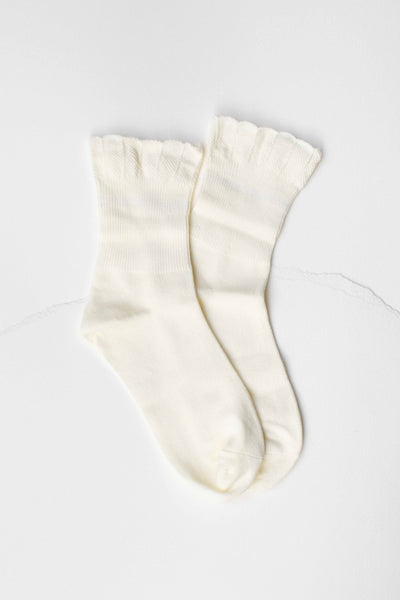 Ruffle Edge Socks