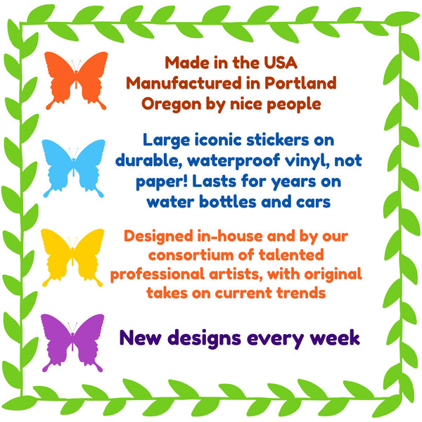 Belle of the Library Sticker