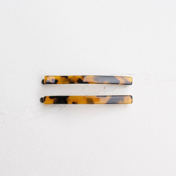 Tiepology - Eco Simple Hair Bobby Pin Set: Red
