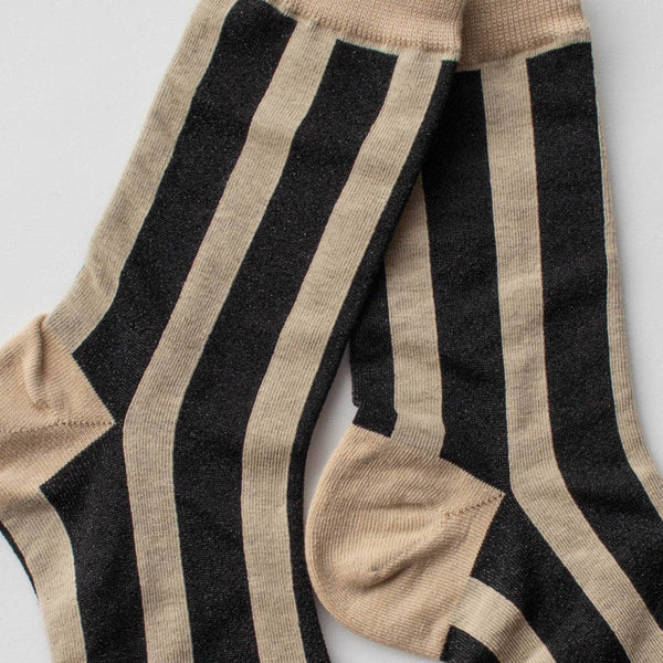 Glitter Striped Socks