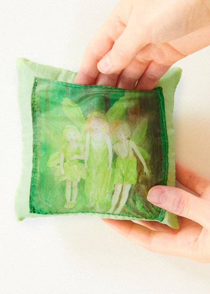 Silk Toothfairy Pillow - Green