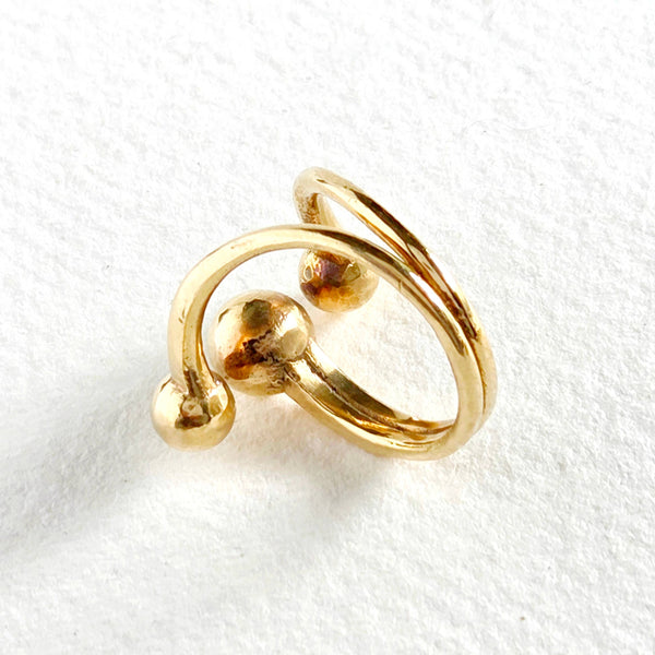 3 Sphere Ring
