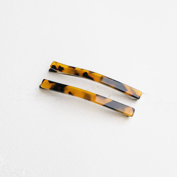 Tiepology - Eco Simple Hair Bobby Pin Set: Red