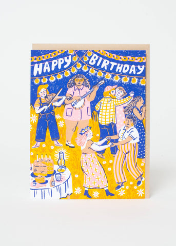 Birthday Dance Card