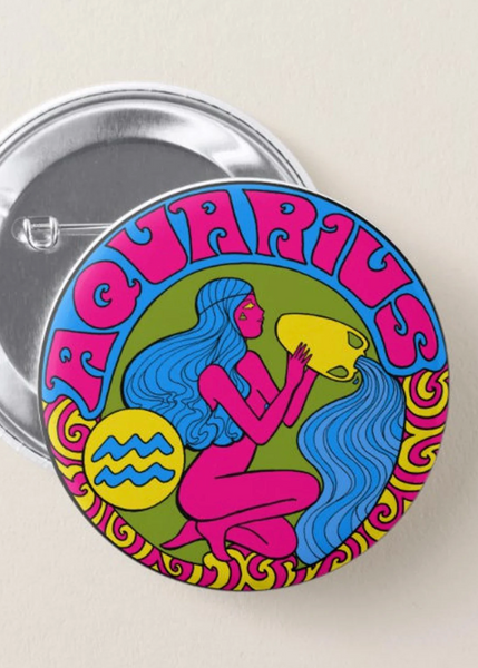 Aquarius Button