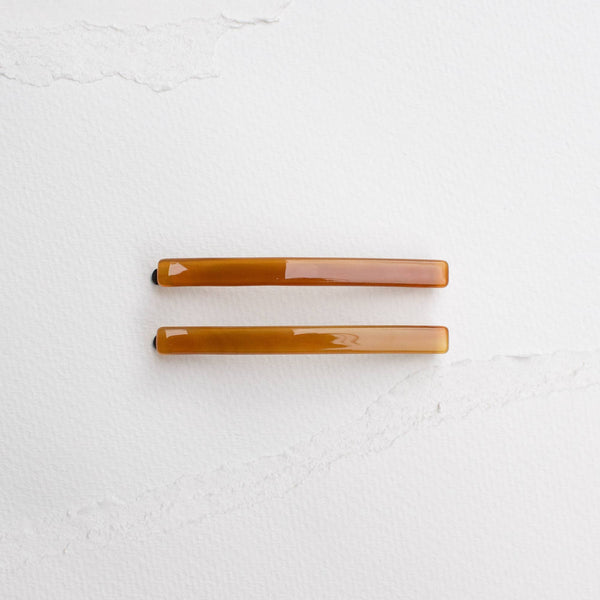 Tiepology - Eco Simple Hair Bobby Pin Set: Red