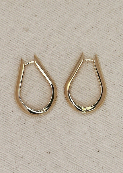 Teardrop Hoop Earrings