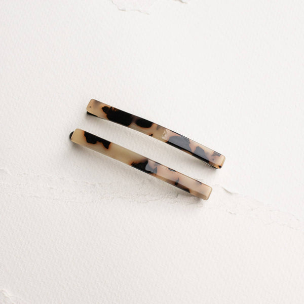 Tiepology - Eco Simple Hair Bobby Pin Set: Red