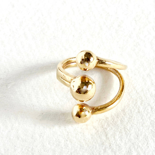 3 Sphere Ring