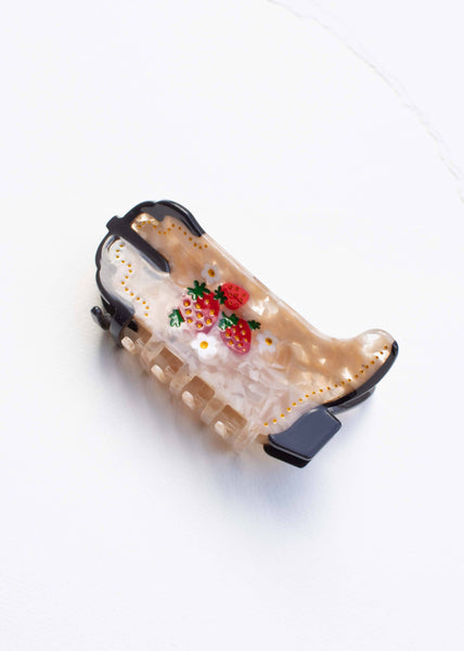 Strawberry Cowboy Boot Clip