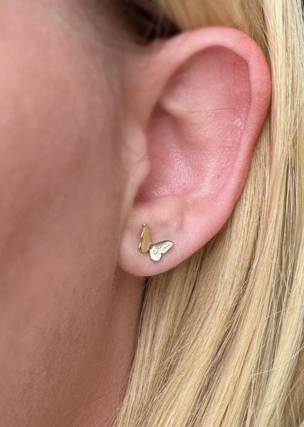 Mini Butterfly Stud Earrings