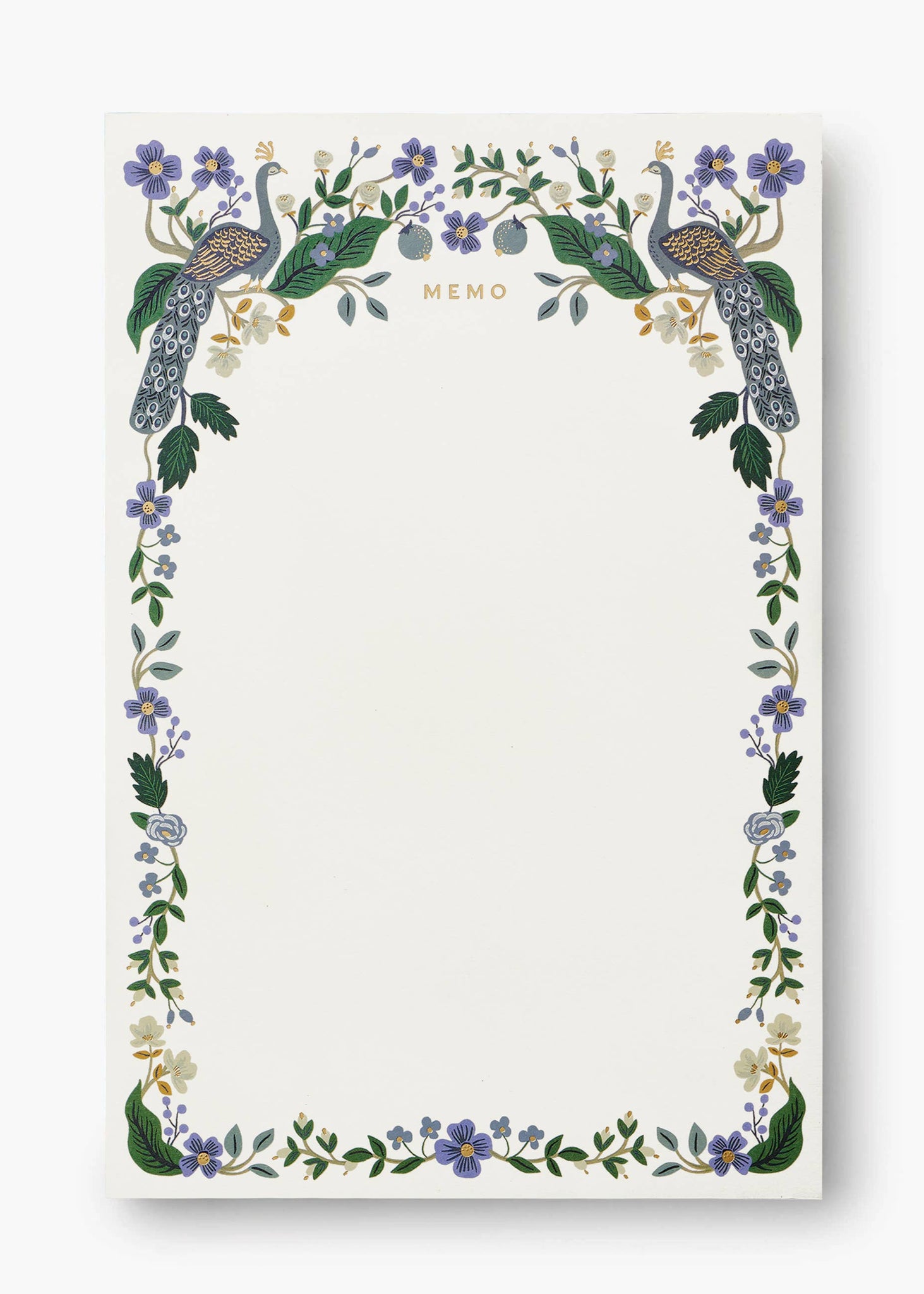 Peacock Memo Notepad