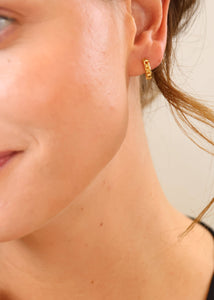 Cuban Chain Clicker Earrings