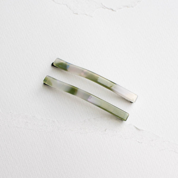 Tiepology - Eco Simple Hair Bobby Pin Set: Red