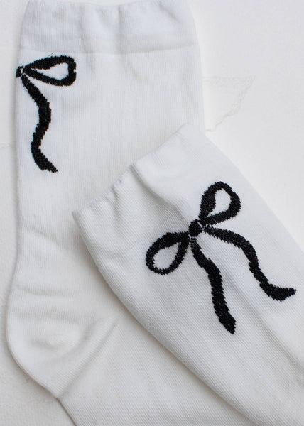 Ribbon Bow Socks