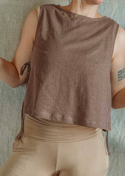 Hemp Side-Tie Top