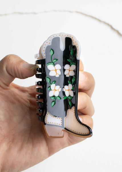 Floral Western Boot Clip