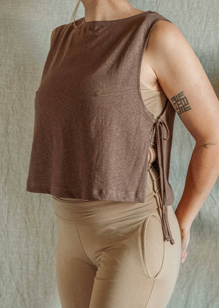 Hemp Side-Tie Top