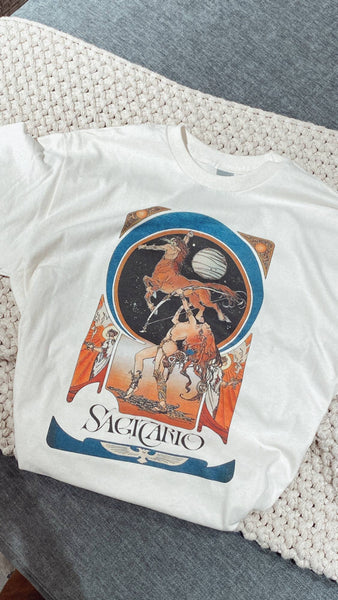 Sagittarius Vintage Artwork Zodiac Shirt