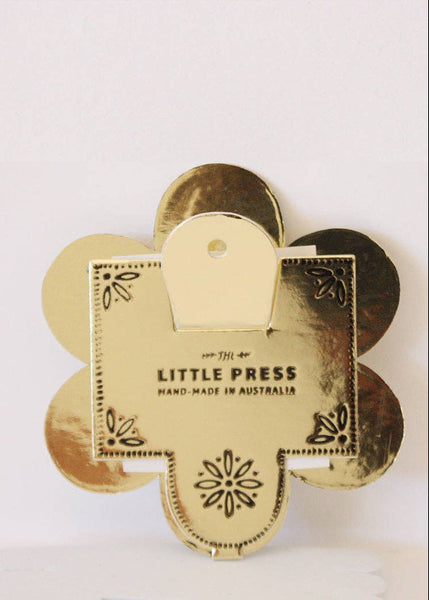 Faux Tin Flower Frame