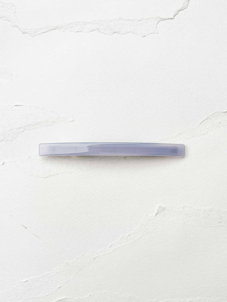 Tiepology - Classic Slim Cellulose Acetate Hair Barrette: Wood