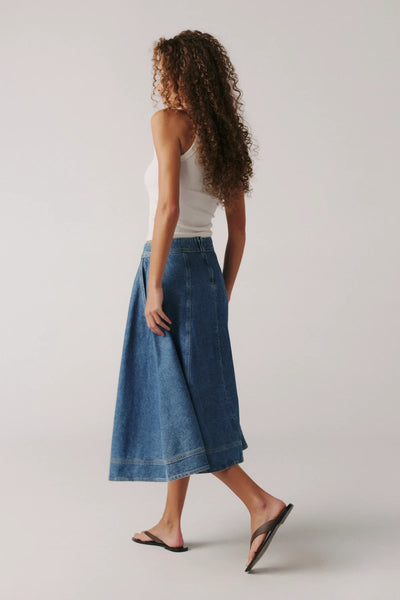 LOS - Denim Midi Skirt