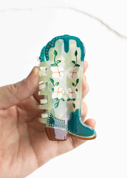 Floral Western Boot Clip