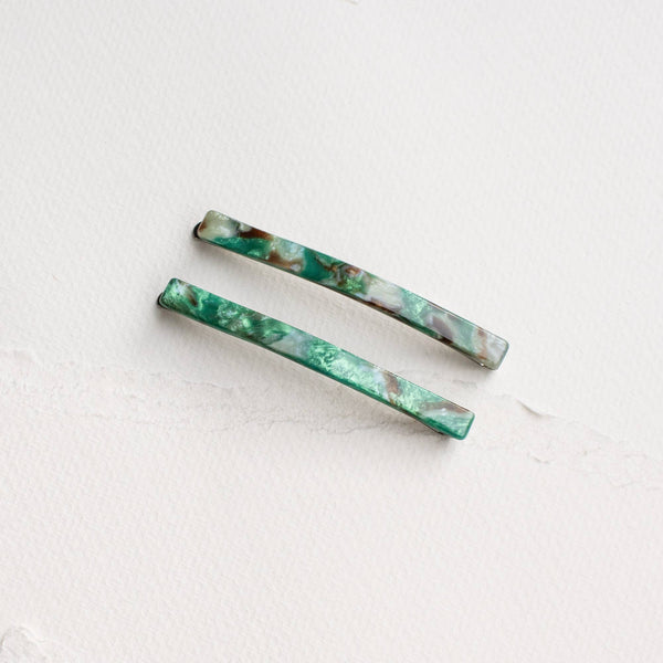 Tiepology - Eco Simple Hair Bobby Pin Set: Red
