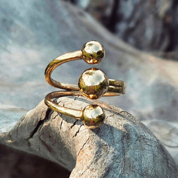 3 Sphere Ring