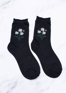 Flower Mesh Socks