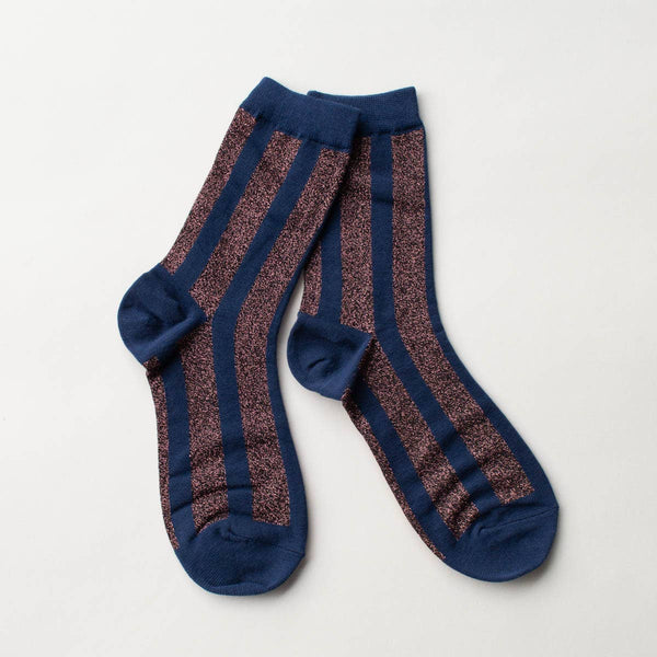 Glitter Striped Socks