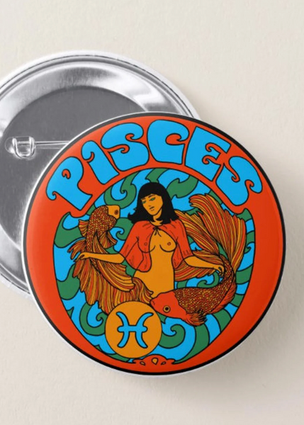 Pisces Button