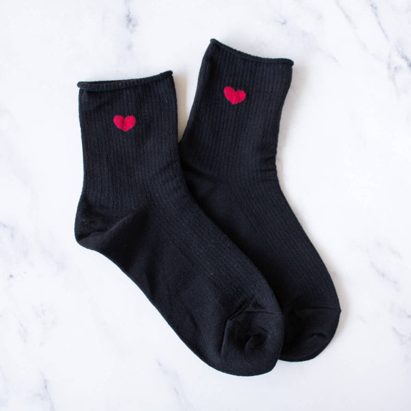 Amelia Heart Socks