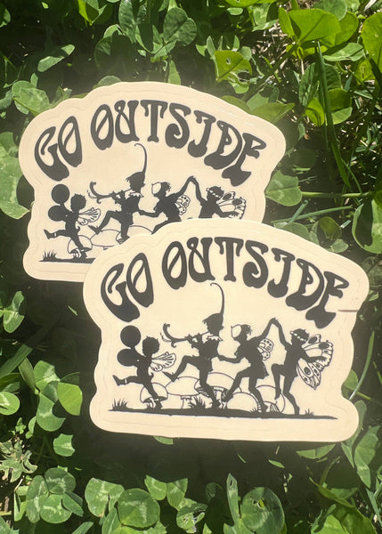 Go Outside Sticker