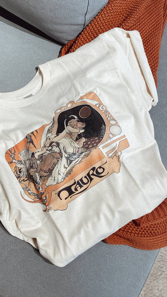Taurus Vintage Artwork Zodiac Shirt