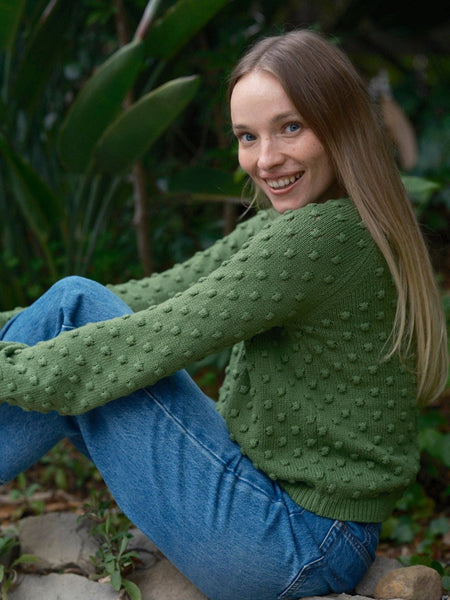Pearl Sweater: True Green