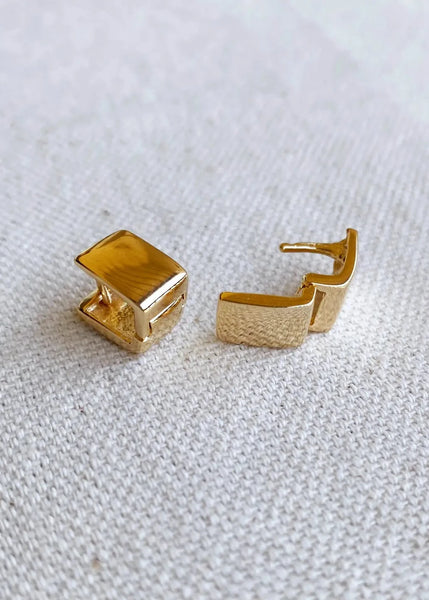 Square Clicker Earrings