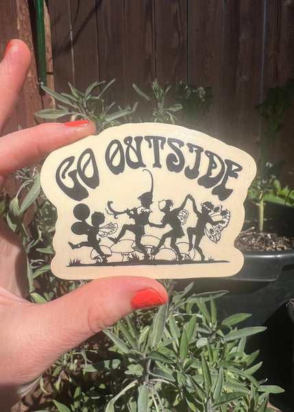 Go Outside Sticker