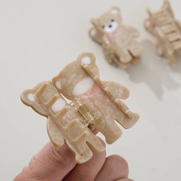 Teddy Bear Claw Clip