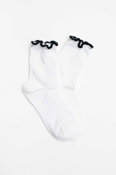 Ruffle Edge Socks