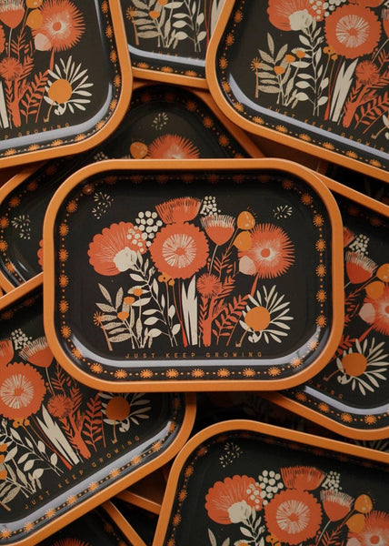 Just Keep Growing Tin Tray