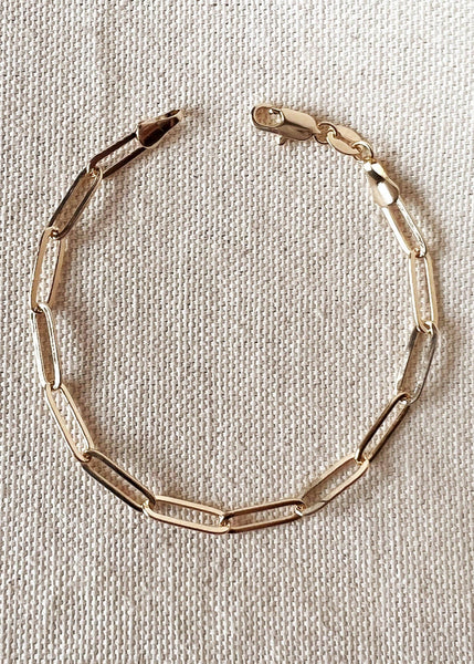 Classic Paperclip Bracelet - 7"