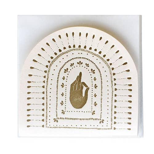 Mudra Greeting Card
