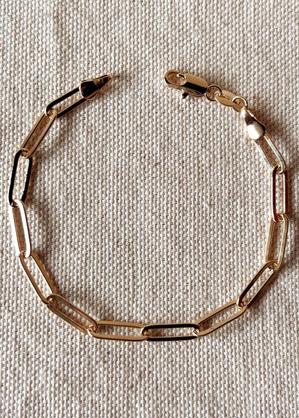 Classic Paperclip Bracelet - 7"