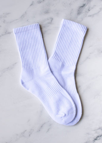 Basic Sports Socks - White