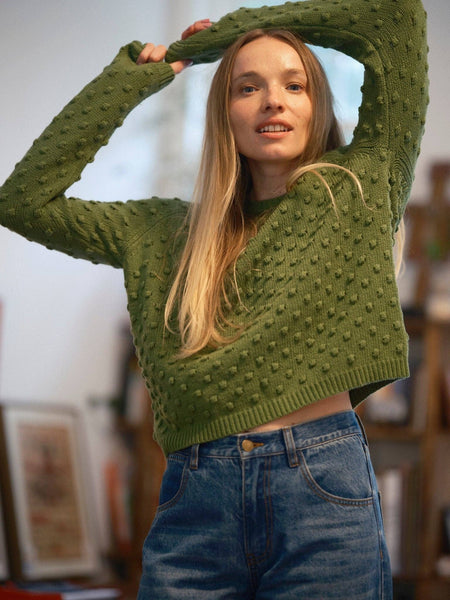 Pearl Sweater: True Green