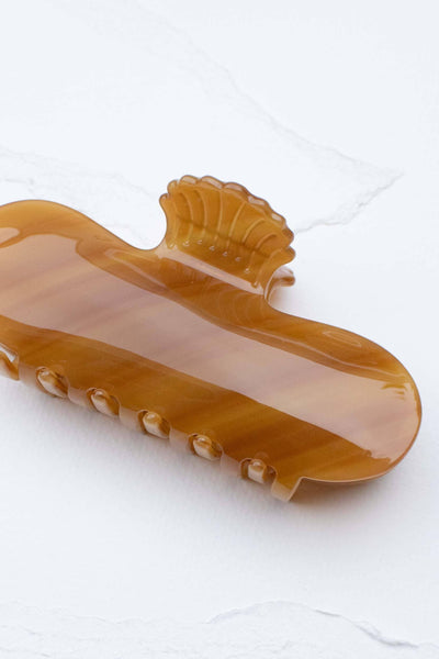 Antique Shell Hair Claw Clip