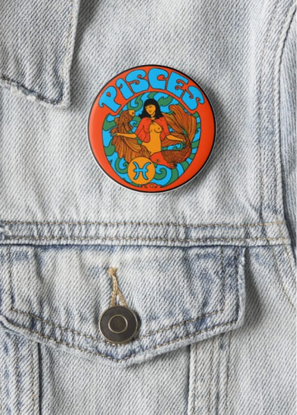 Pisces Button