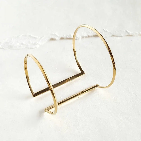 Brass Double Armlet Cuff