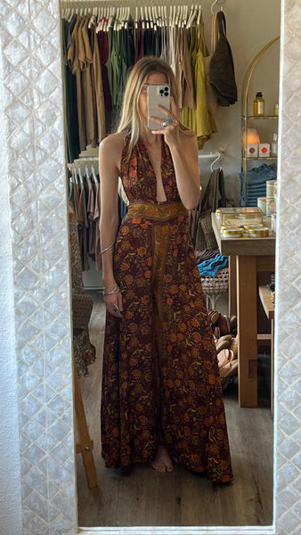 Bohemian Silk Jumpsuit